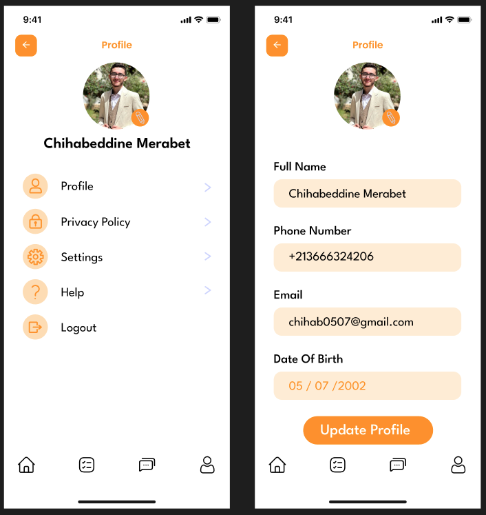 Attendia Mobile Profile