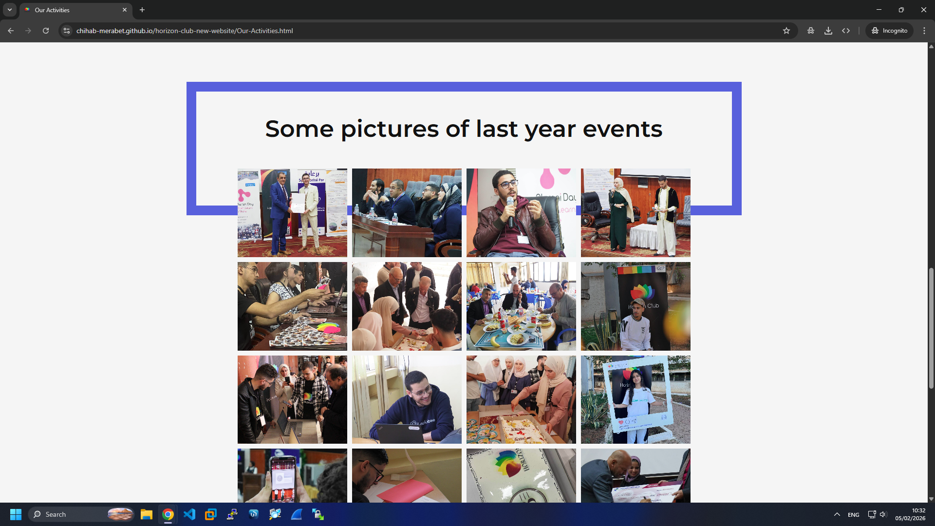 Horizon Club Past Events Photos